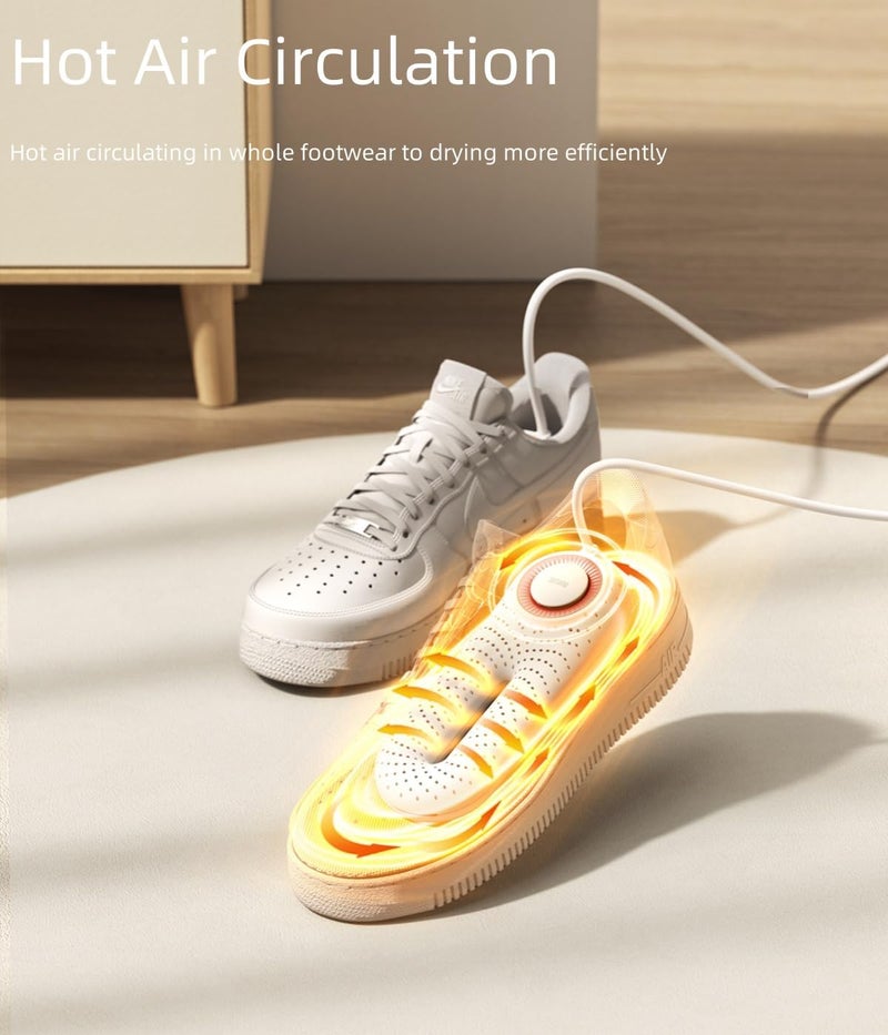 Snowpea Electric Shoe Dryer, Ski Boots Dryer, Shoe & Boot Warmer for Sweaty Sneakers Trainer Shoes with 3/6/9 Hours Timer - Image 3